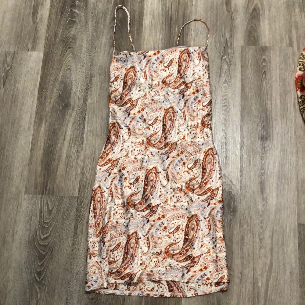 STEVIE NICKS PAISLEY PRINT DRESS